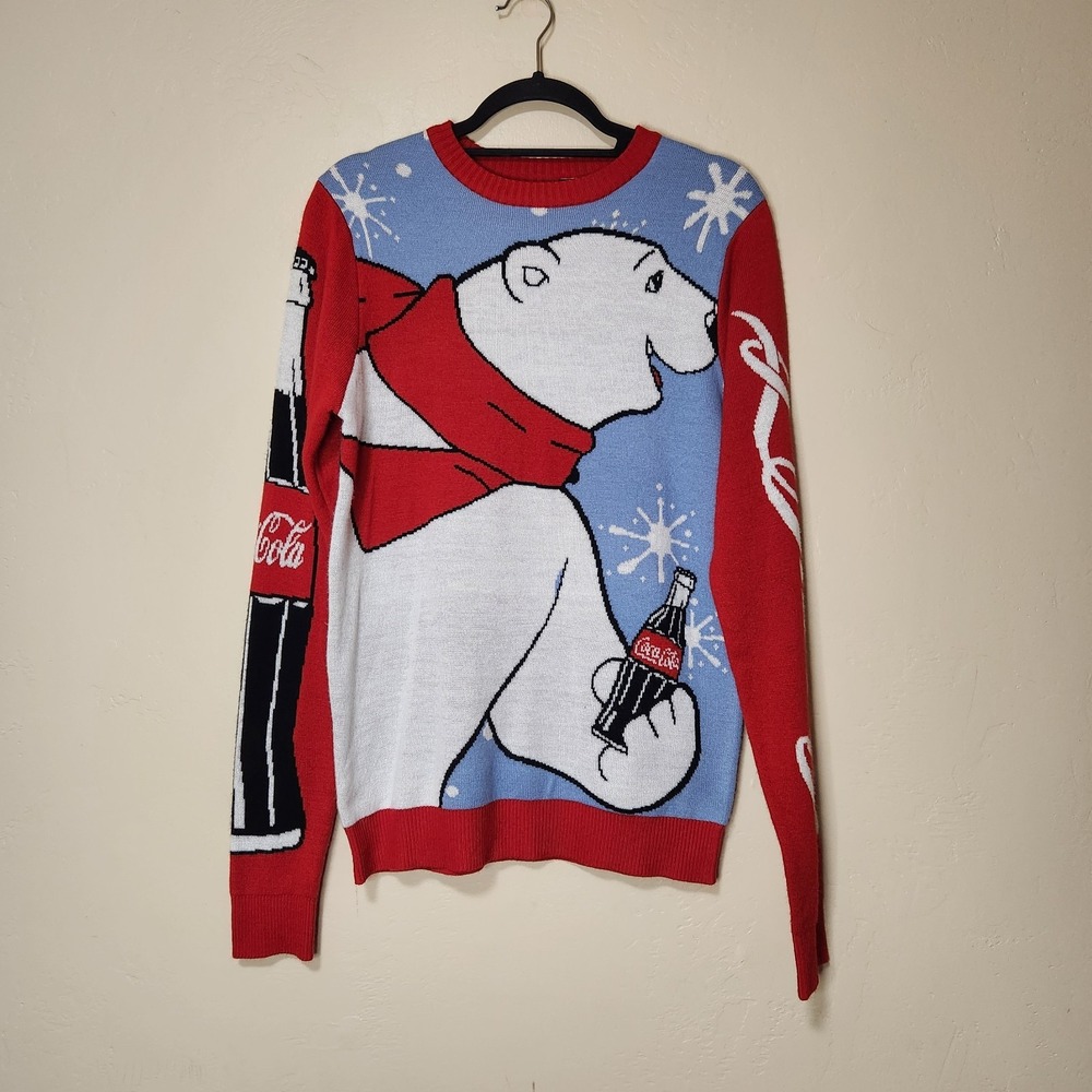 Coca Cola Christmas Sweater Adult Size Small‎